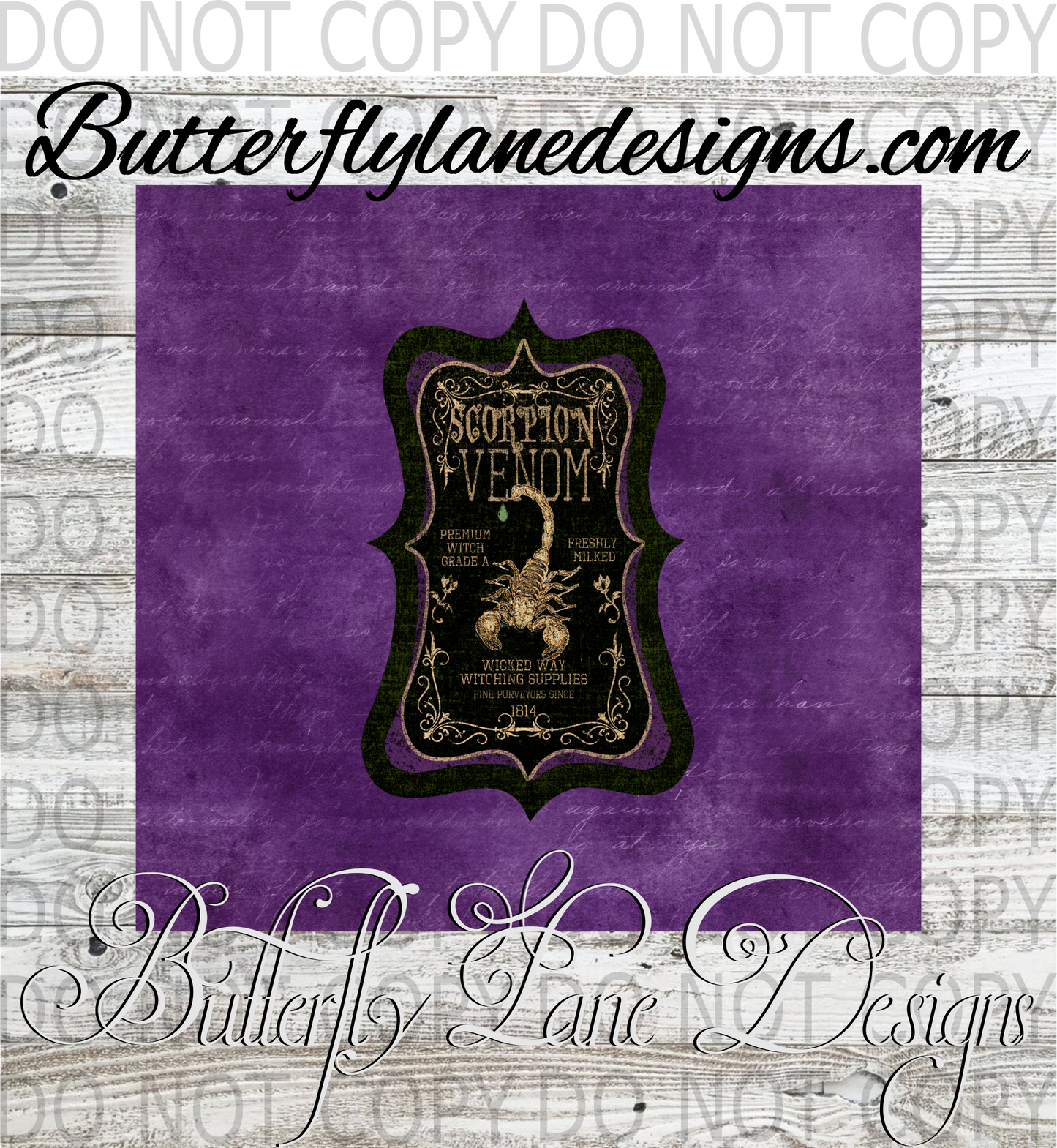 Scorpion venom-purple-Plain- :: Tumbler wrap