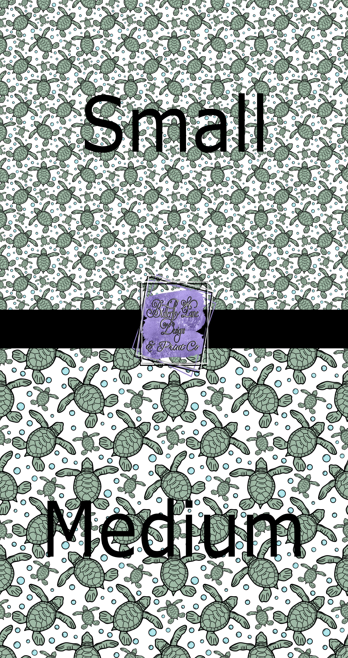 Sea turtles - PV 554 - Patterned Vinyl