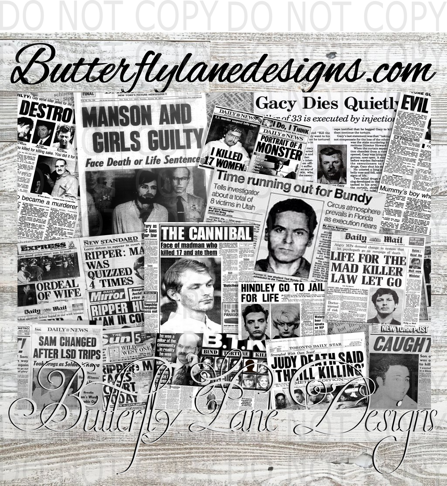 Serial Killer 01 - Murder mystery :: Tumbler wrap