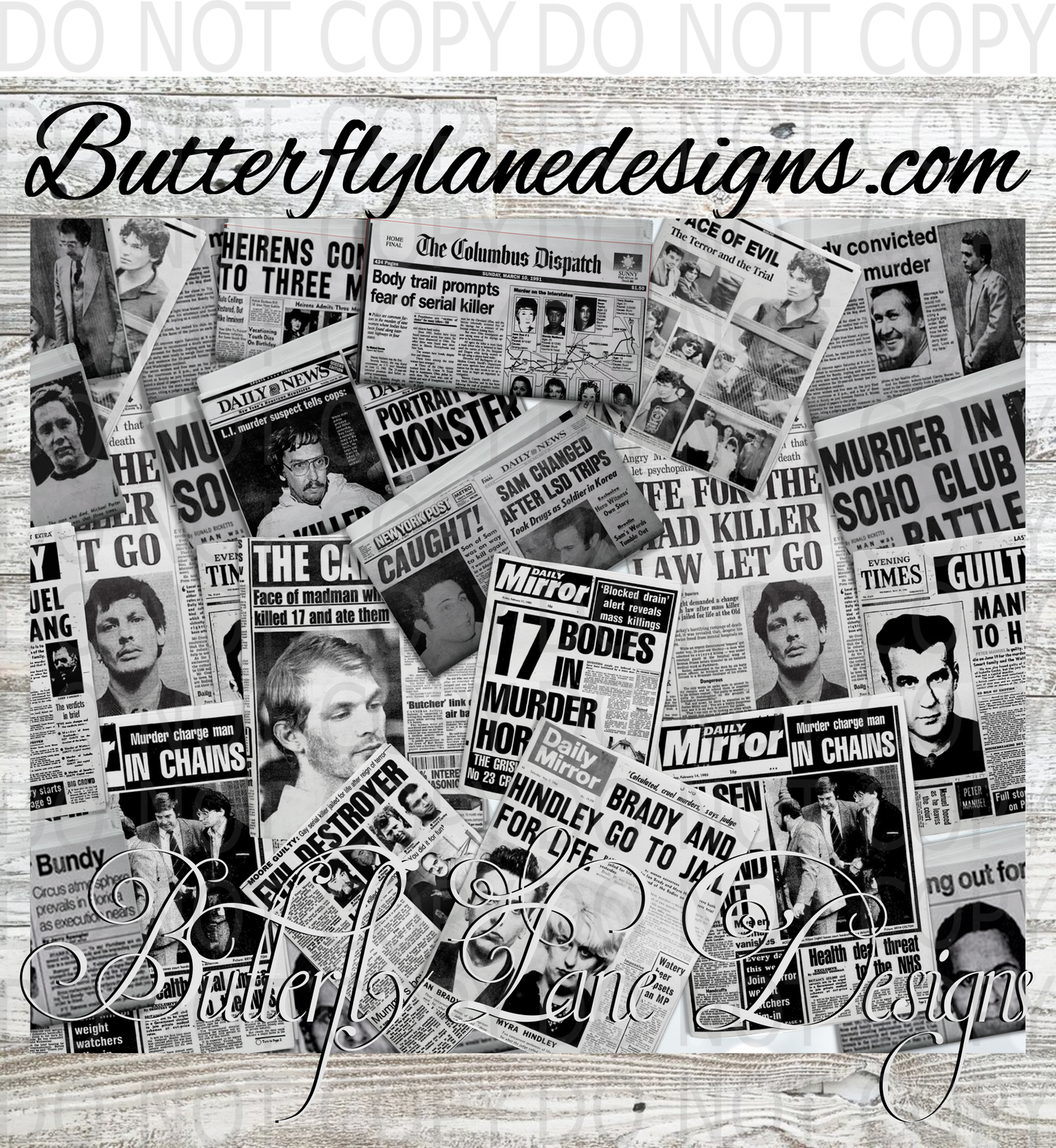 Serial Killer 02 - Murder mystery :: Tumbler wrap