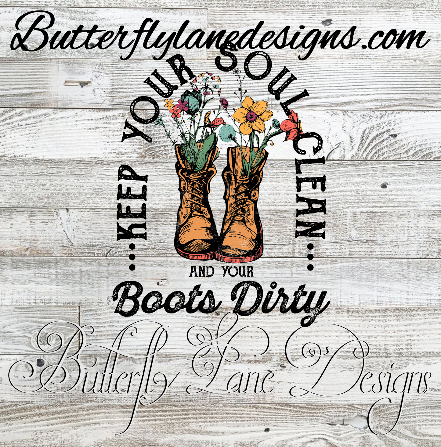 Soul Clean-Boots dirty :: Clear Decal :: VC Decal