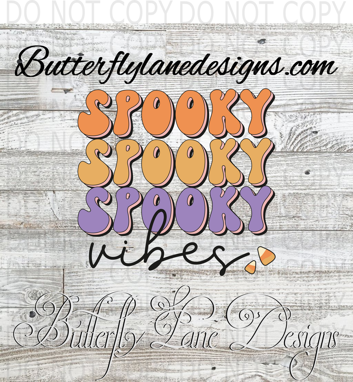 Spooky-Spooky-Vibes- :: Clear Decal :: VC Decal