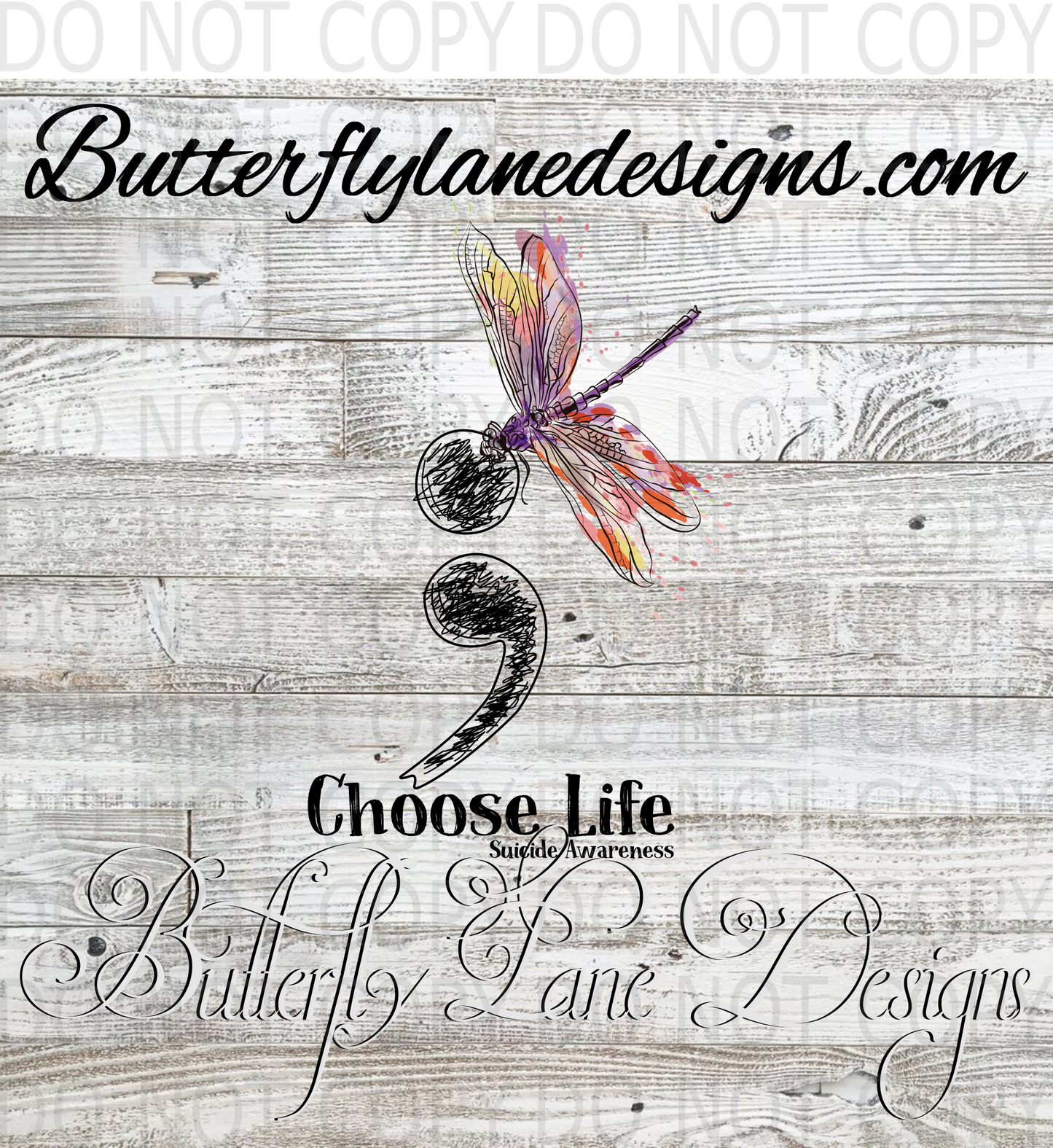 Suicide Awareness 01:: Clear Decal :: VC Decal