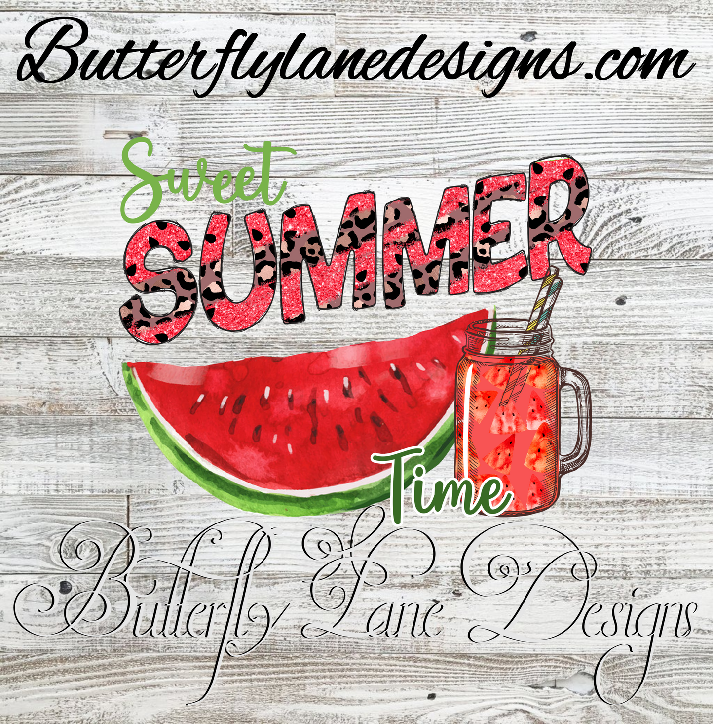 Sweet summer-watermelon-02 :: Clear Decal :: VC Decal