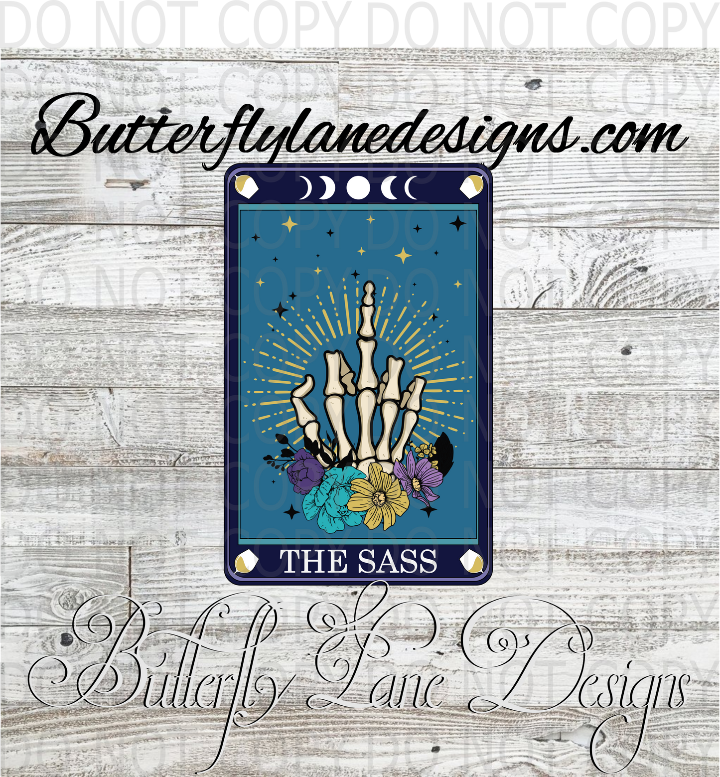 Tarot-The Sass :: Clear Decal :: VC Decal