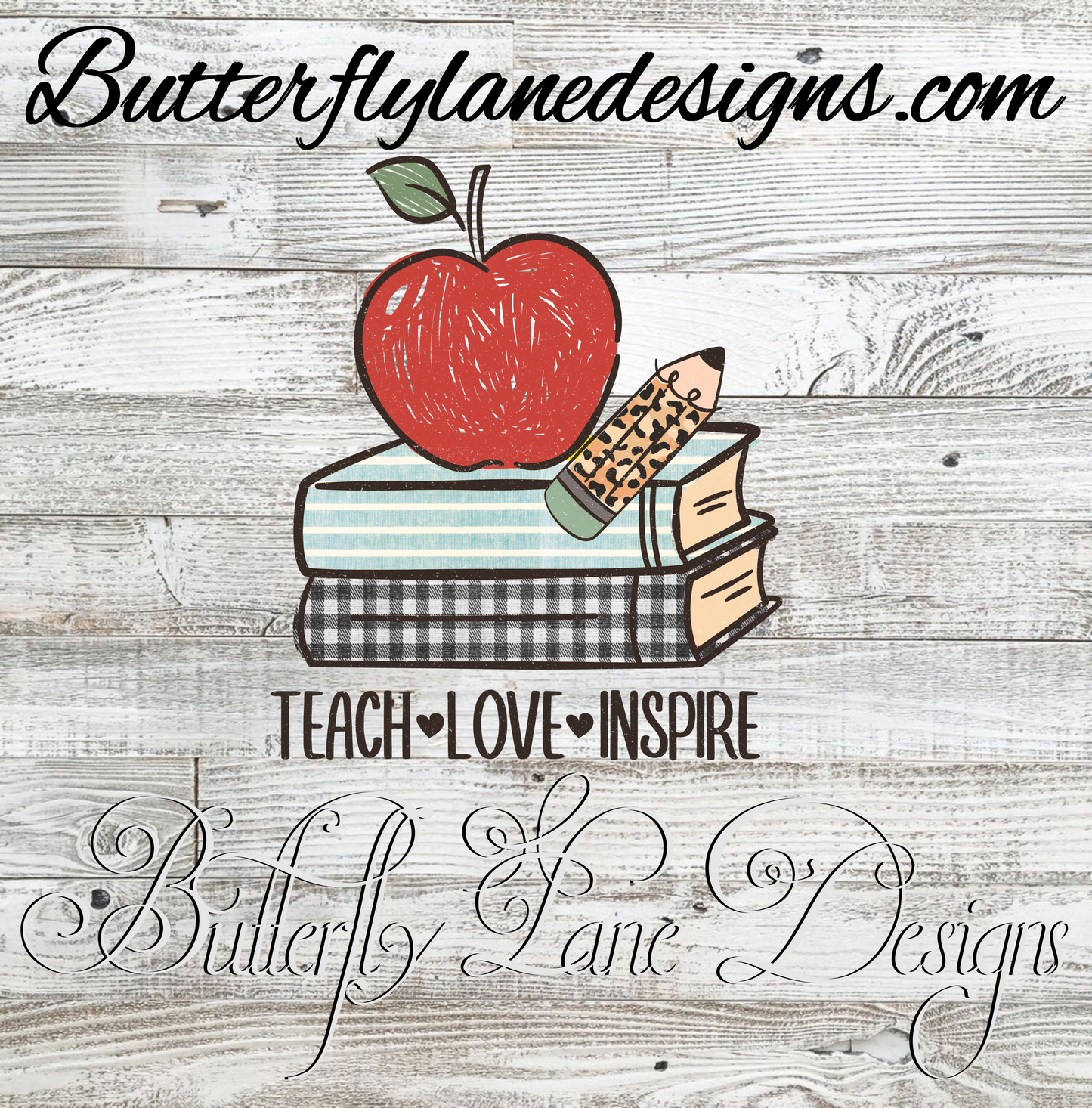 Teach Love inspire :: Clear Cast Decal