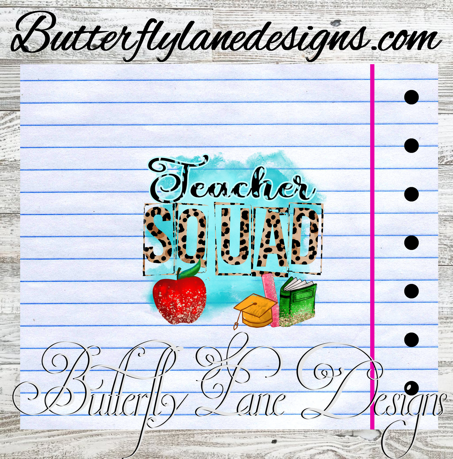 Teacher Squad-paper :: White Cast Tumbler wrap