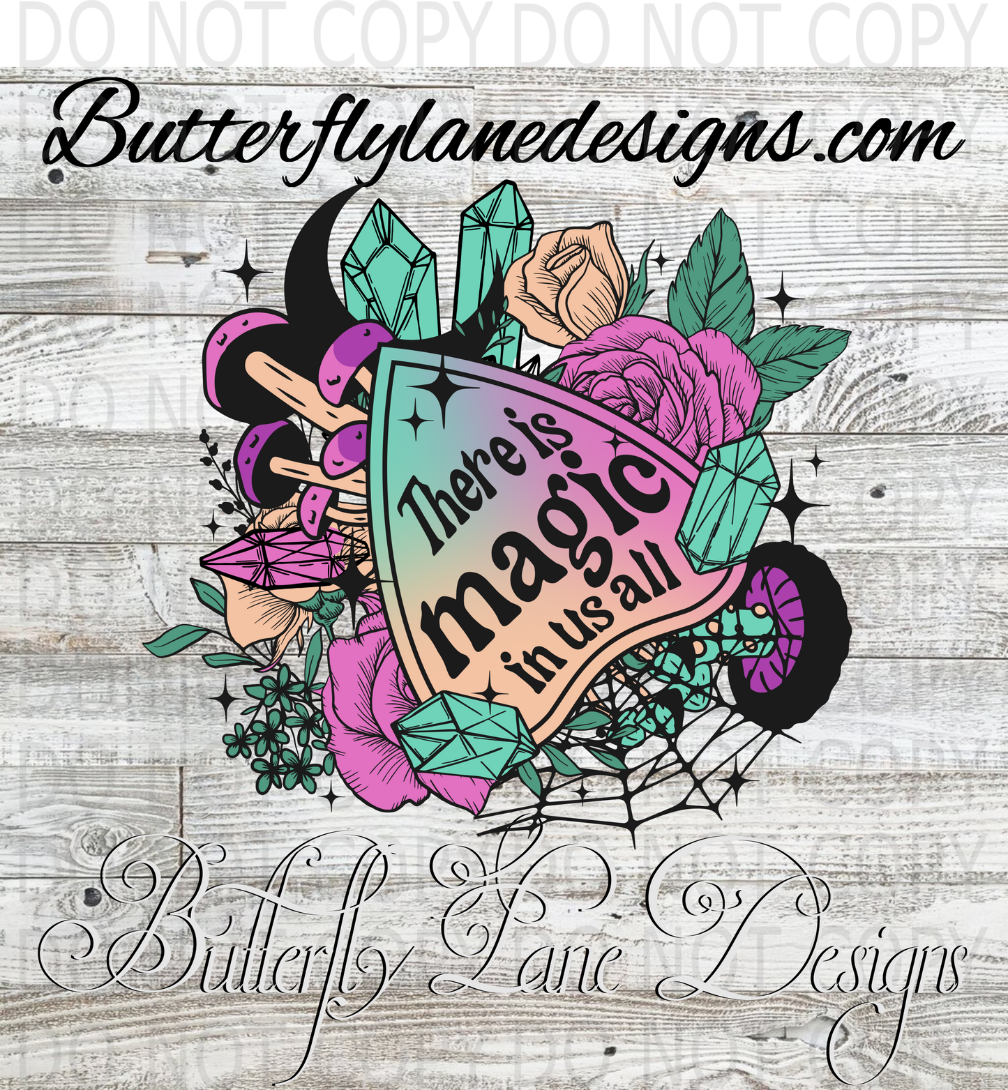 There is magic in us all-crystals : Clear Decal :: VC Decal