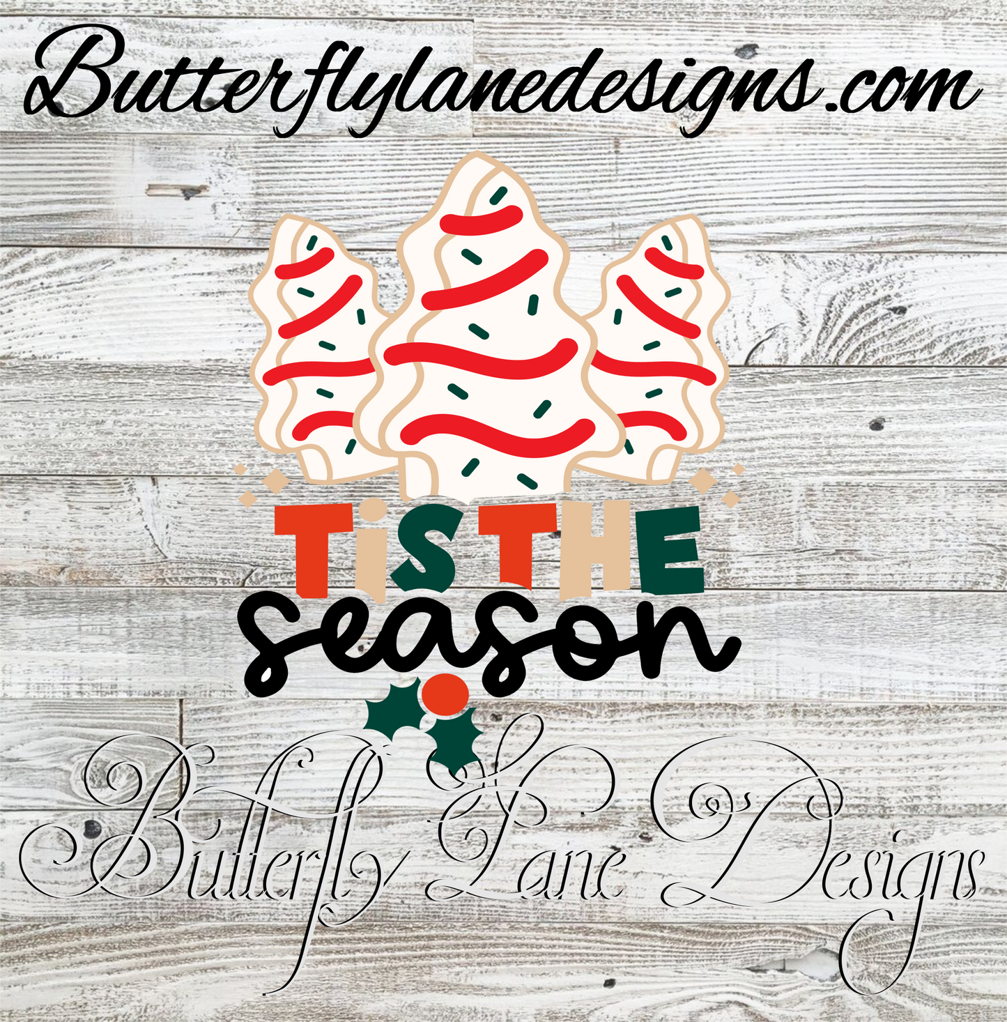 Tis the Season- Little debbie :: Clear Cast Decal