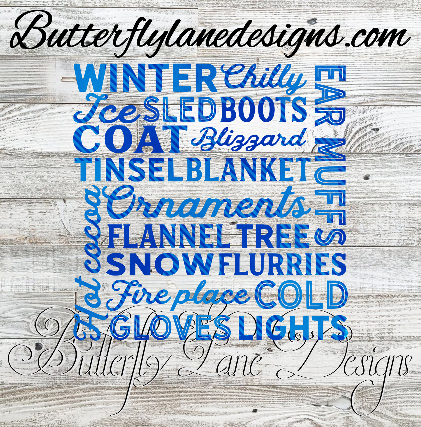 Winter subway art :: Clear Decal :: VC Decal