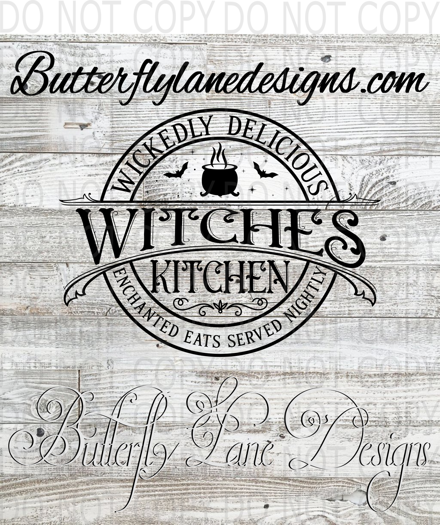 Witches Kitchen label-02-Clear Decal :: VC Decal