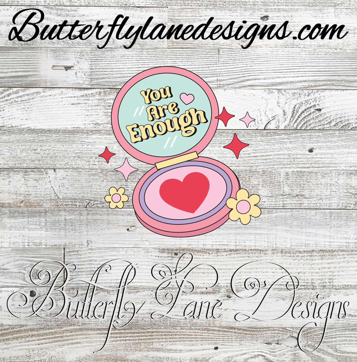 You are enough-compact :: Clear Decal :: VC Decal