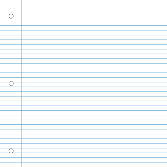 PV 204  Lined paper