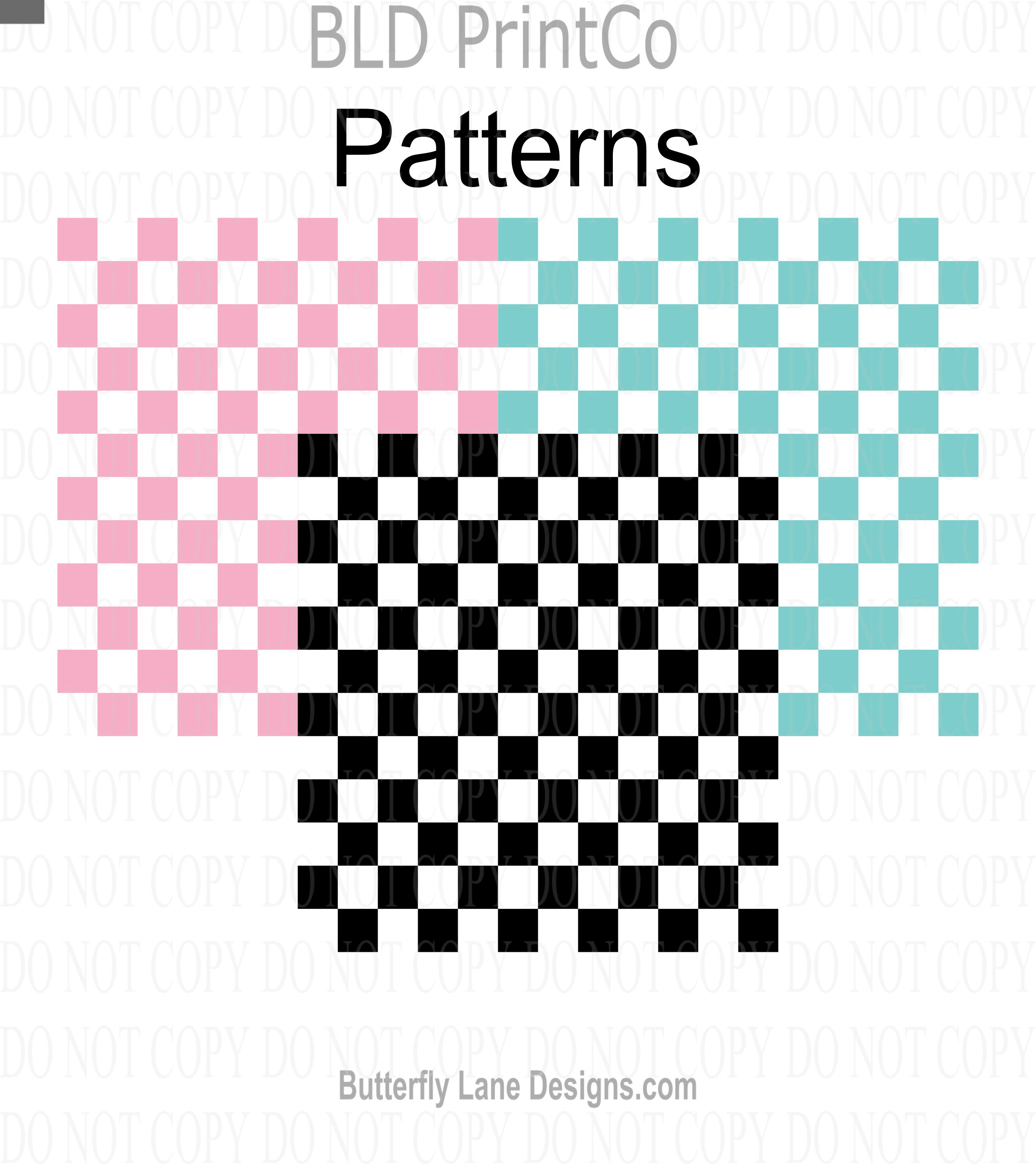 Check Pattern Vinyl 1950s Checkered Vinyl - Patterned Vinyl – Butterfly Lane Designs