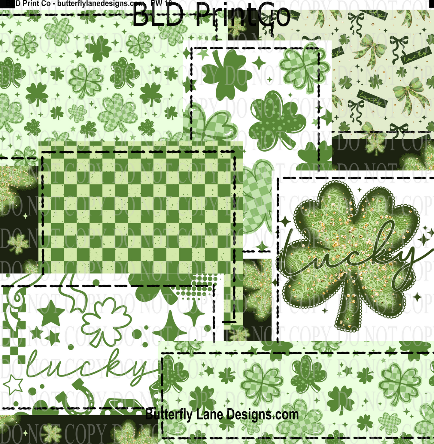 St Patrick's-Lucky patchwork BLD - PW10
