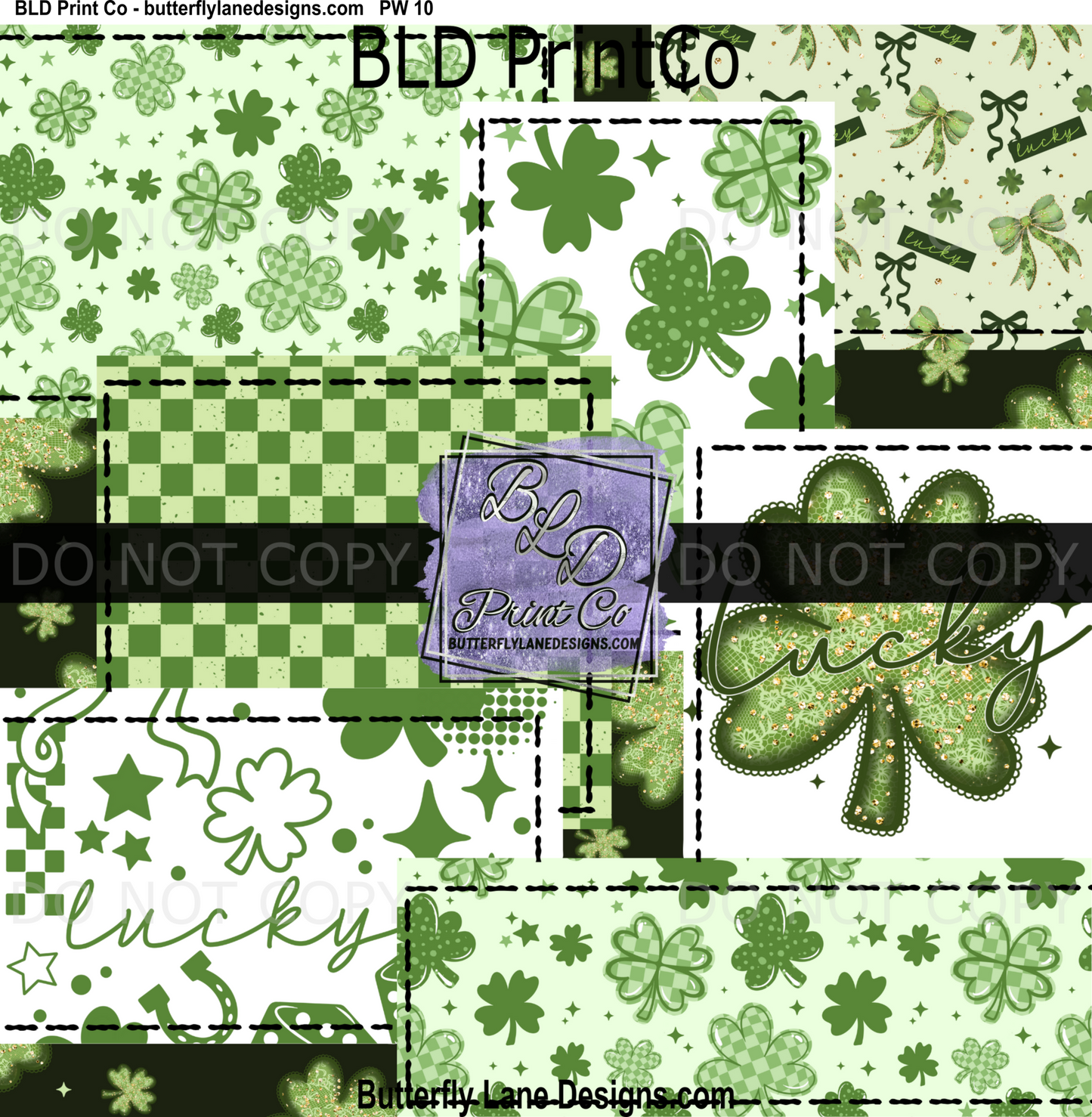 St Patrick's-Lucky patchwork BLD - PW10
