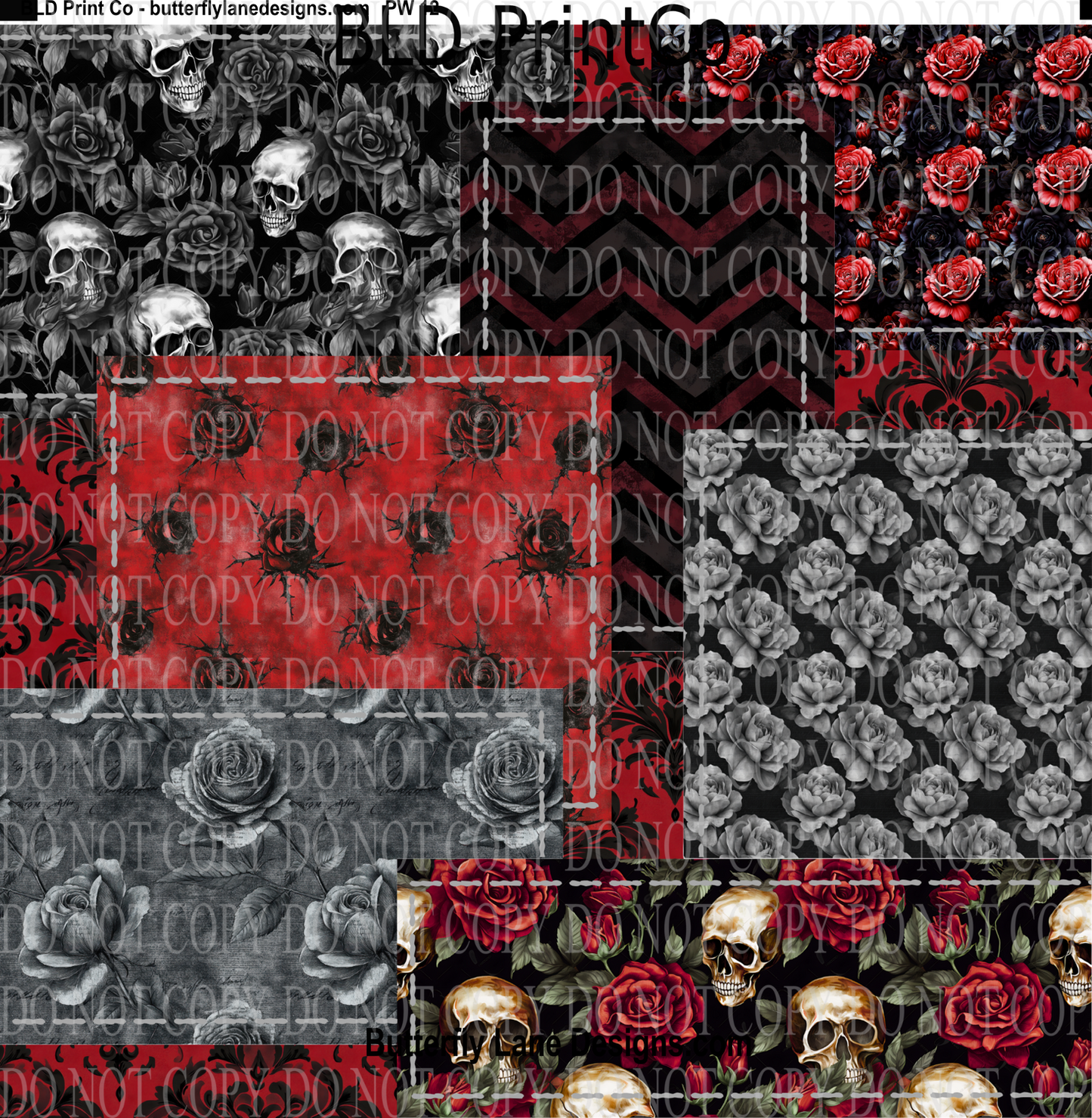 Goth patchwork BLD - PW12