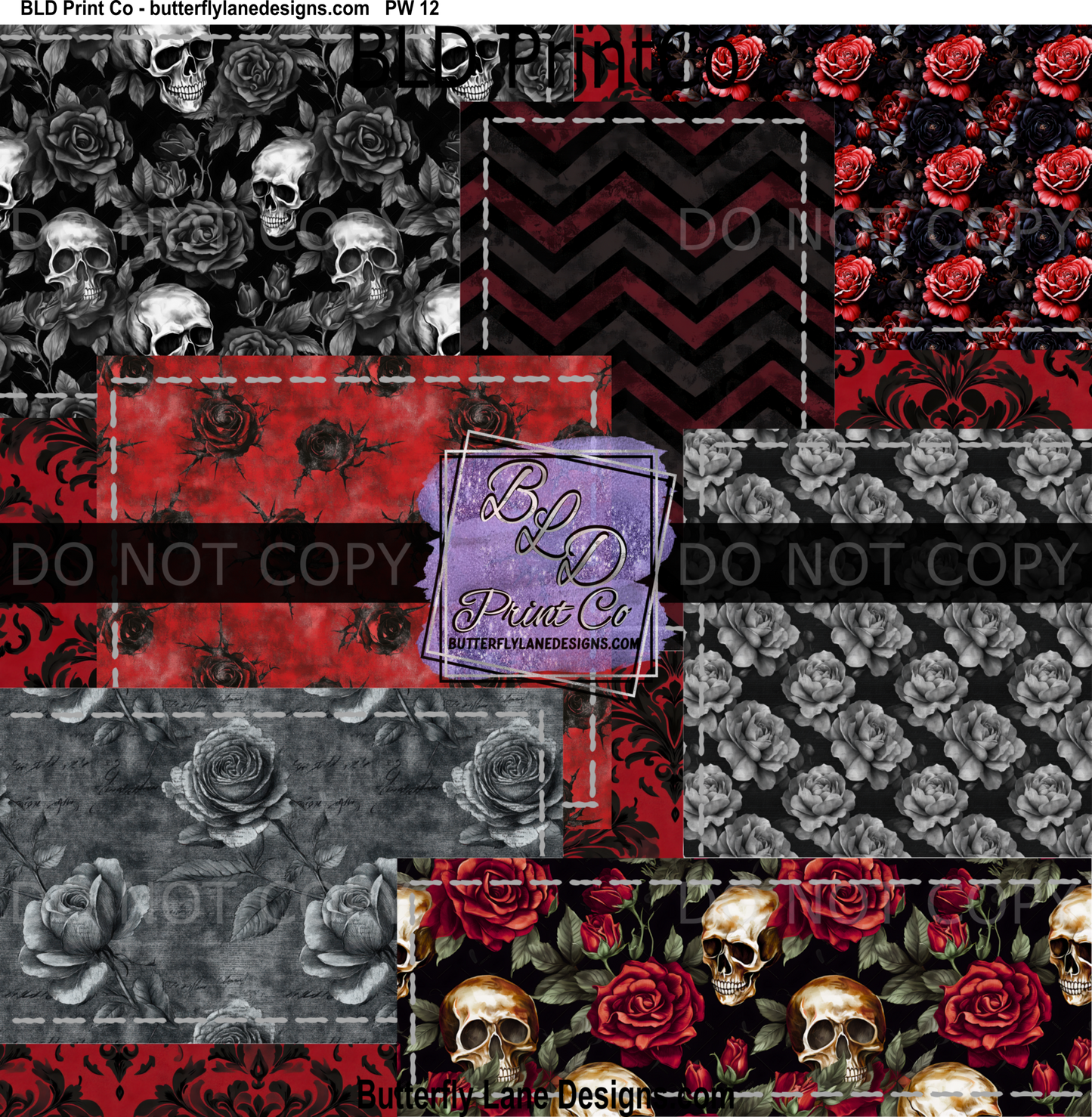 Goth patchwork BLD - PW12