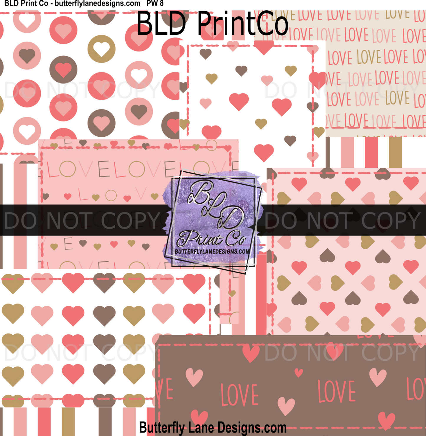 Soft Love-Valentine patchwork BLD - PW8
