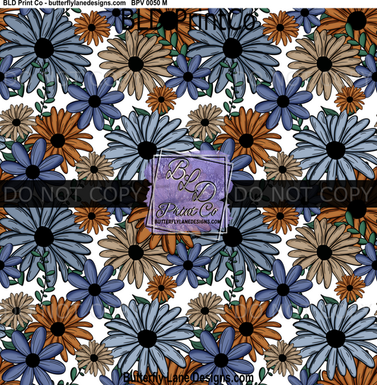 Earth tone Florals-BPV0050