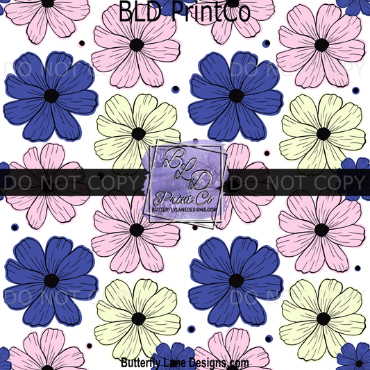Muted Pastel florals-BPV0098
