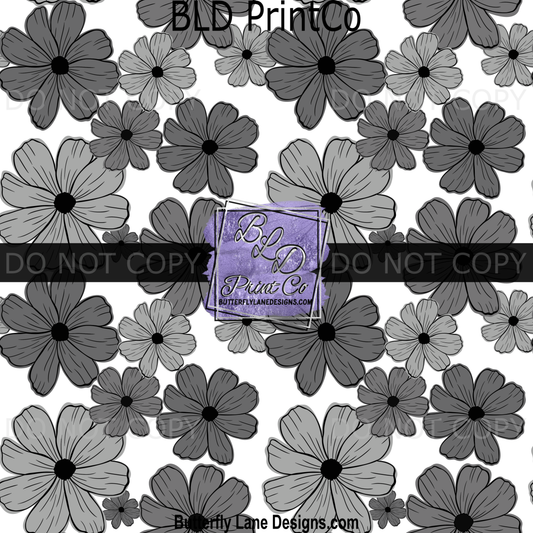 Monochome florals-BPV0099
