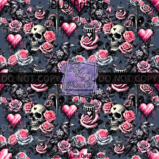 Pink & Grey Goth BPV107