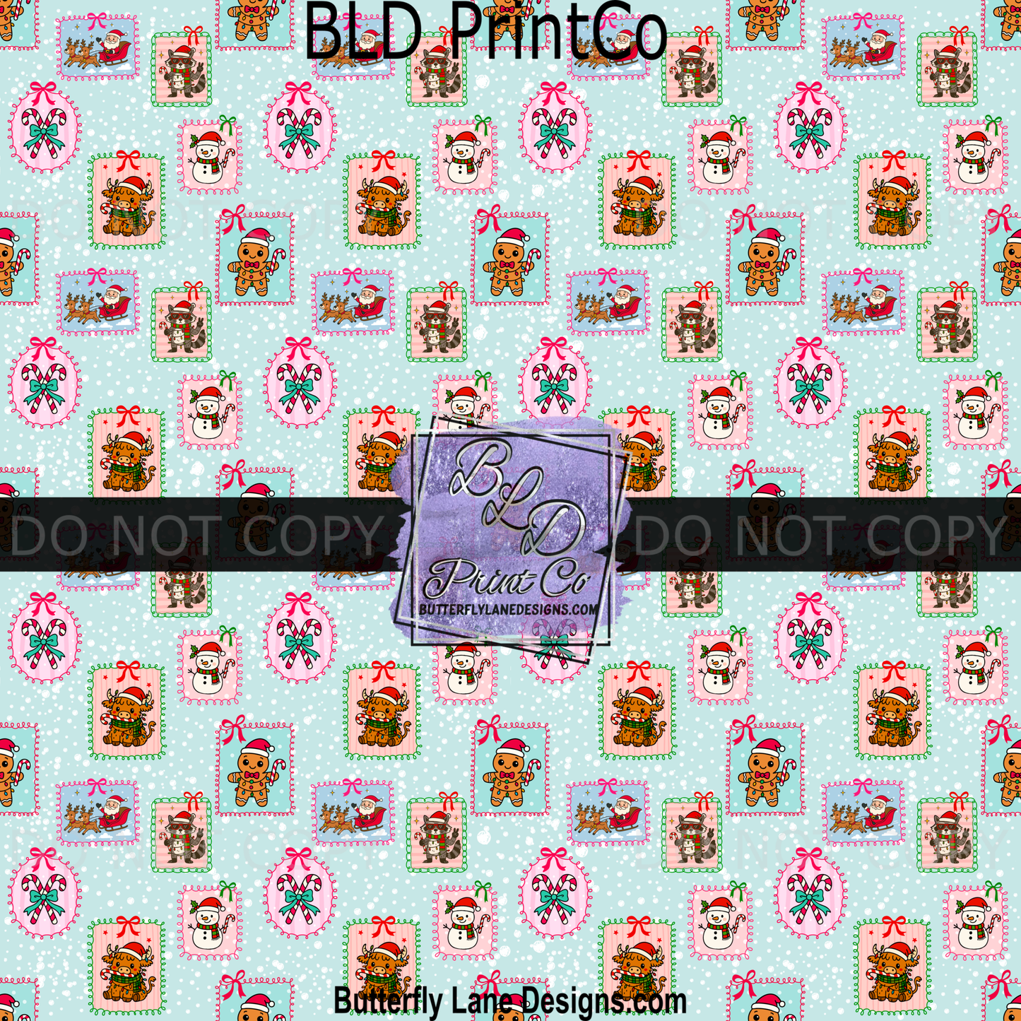 BPV 122 Winter Christmas stamps