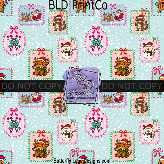 BPV 122 Winter Christmas stamps