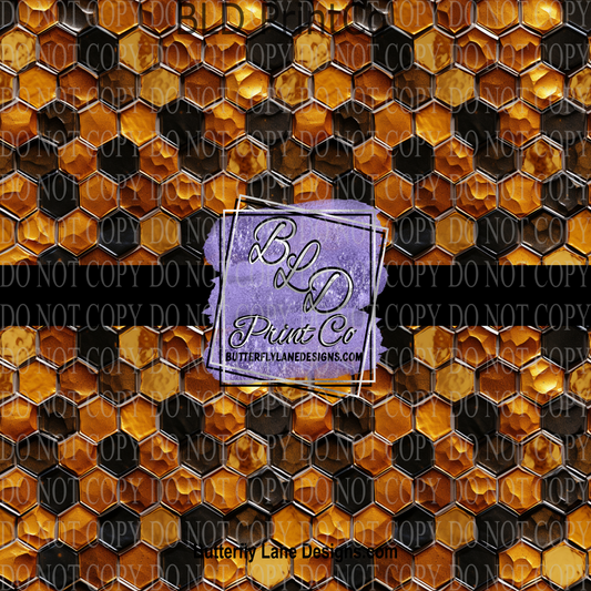 Bee Honey Comb- PV 940 Patterned Vinyl