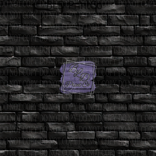 Black Brick texture  PV 1066   - Pattern Vinyl