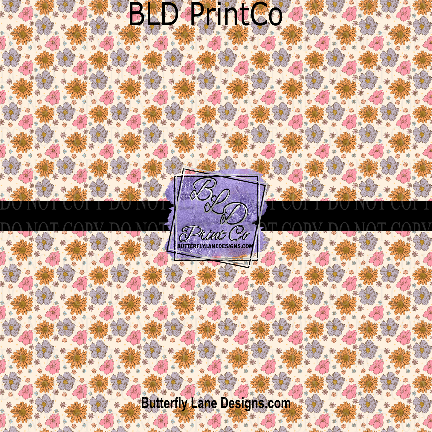 Boho Spring Florals - PV 985 M   Patterned Vinyl