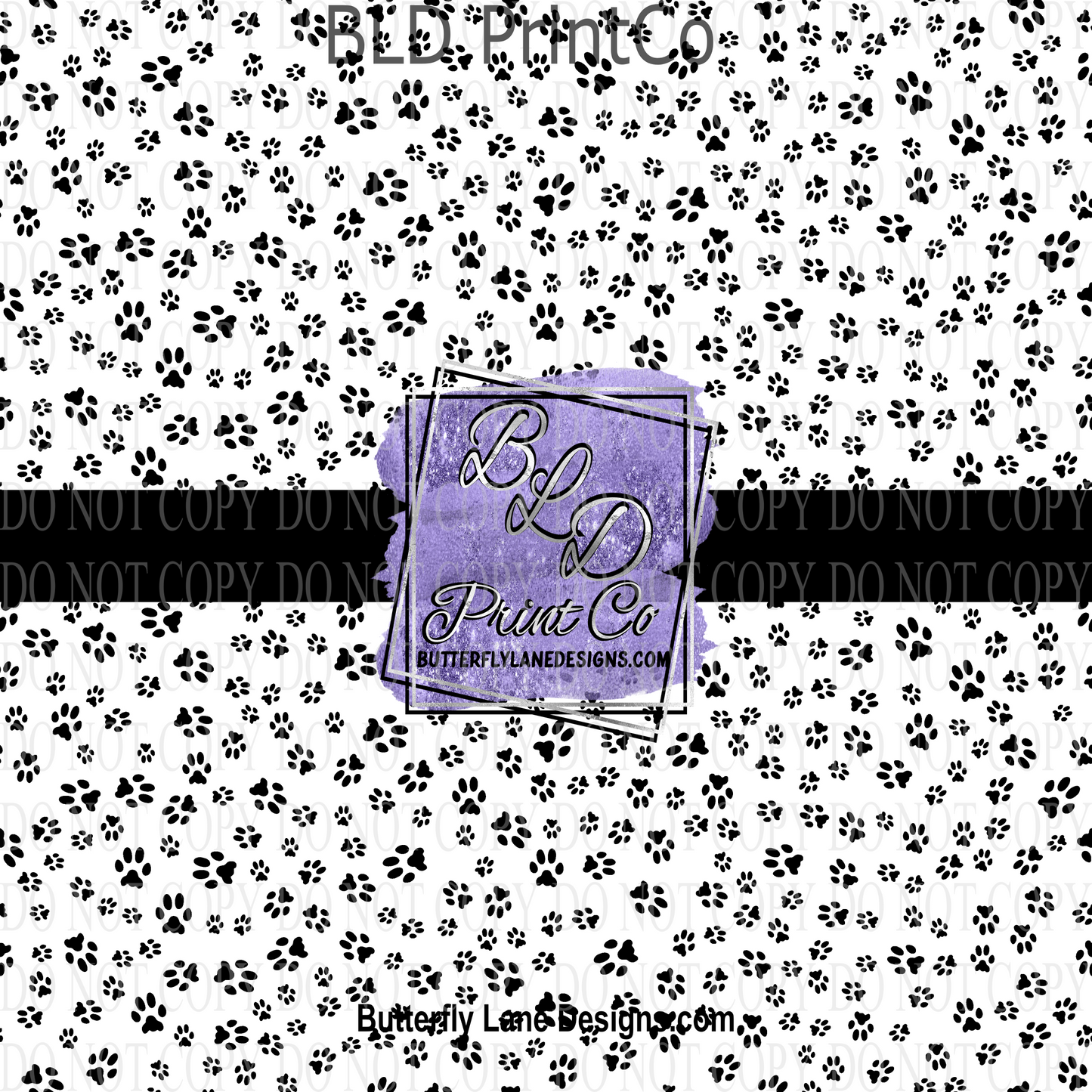 Busy Animal Paw prints  PV 871  Patterned Vinyl