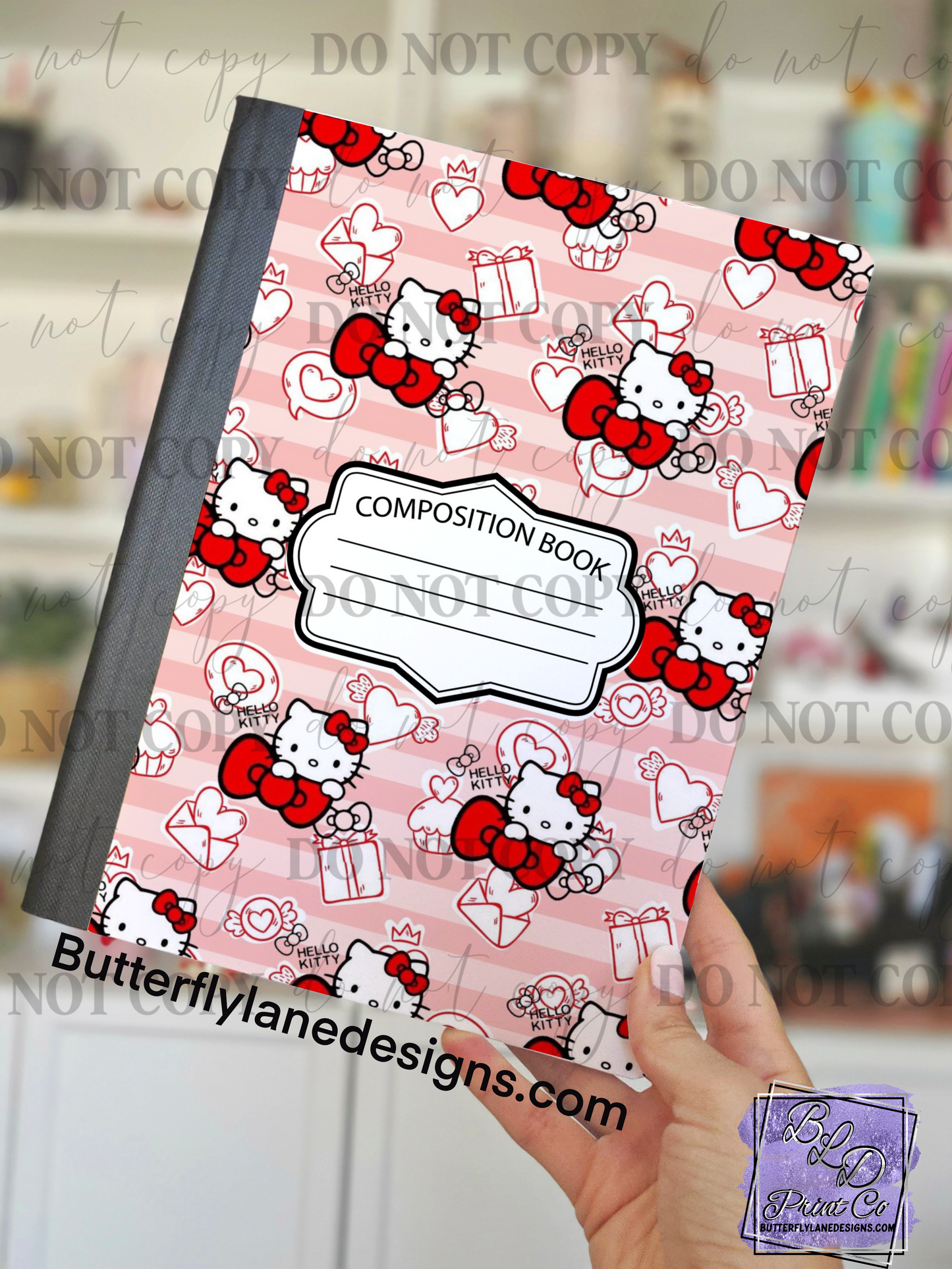 Cute Kitty Love | Composition Notebook Cover | C100