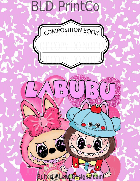 Pink  Monsters | Composition Notebook Cover | C109