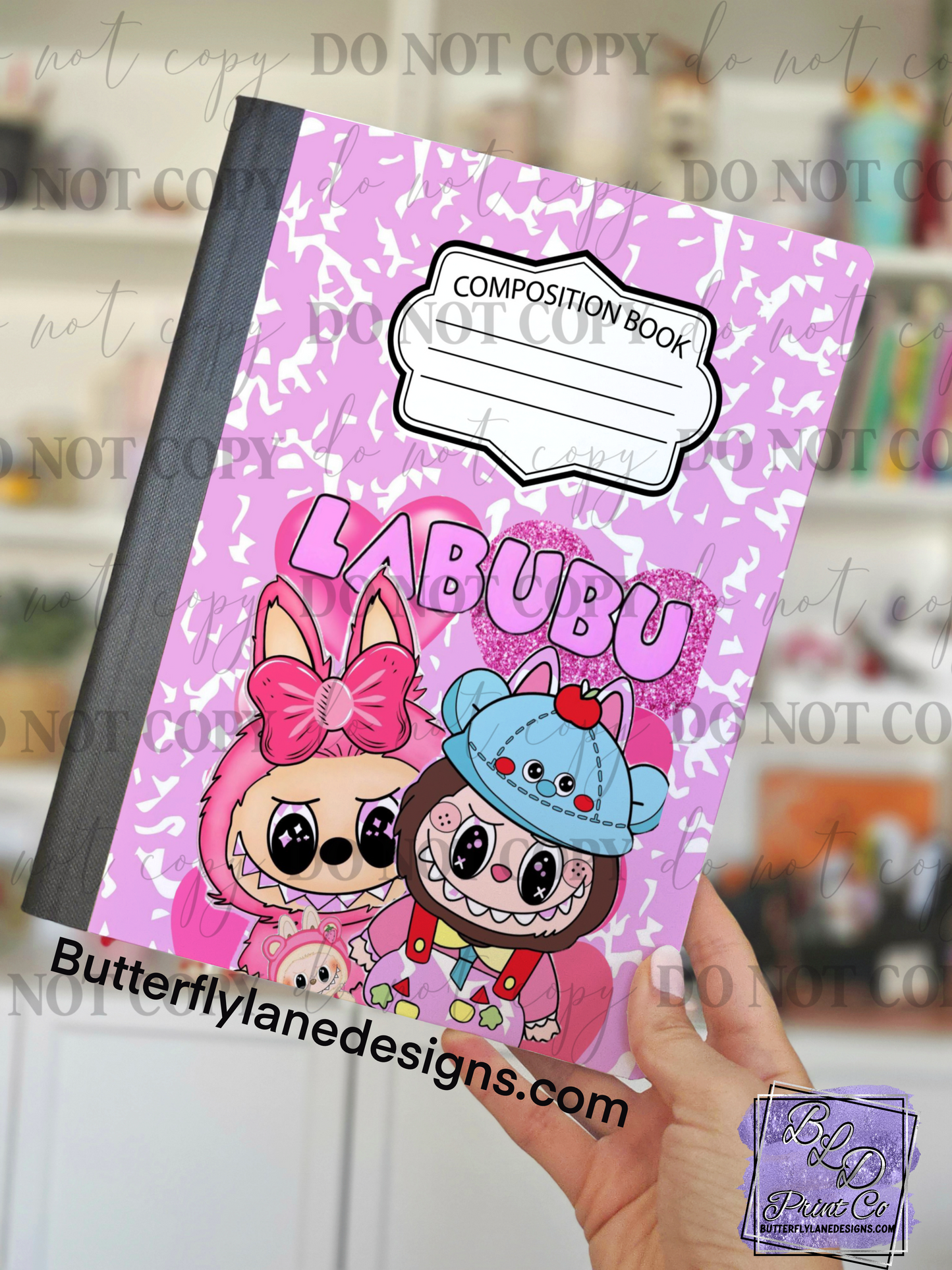 Pink  Monsters | Composition Notebook Cover | C109