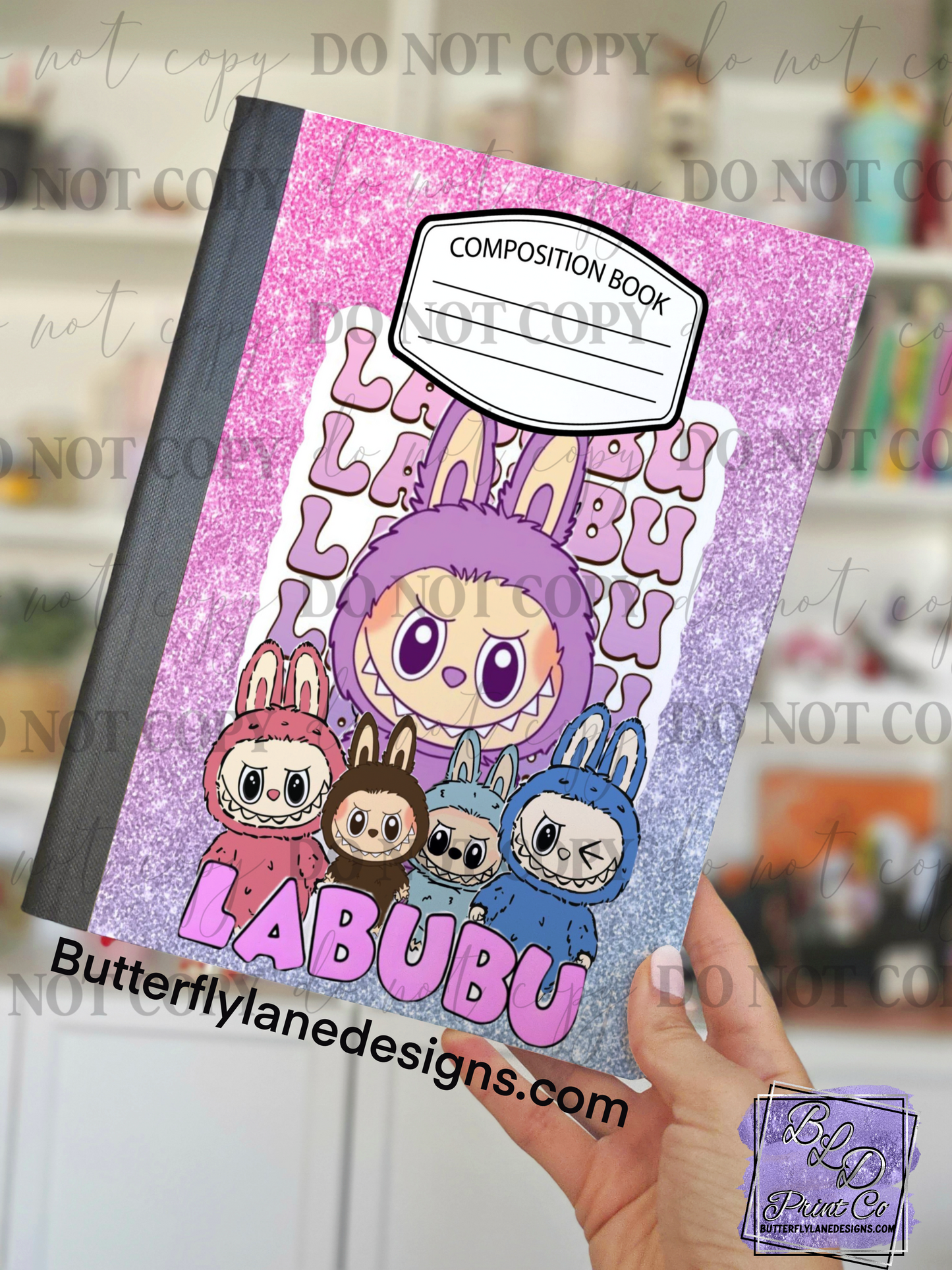 Purple monster Squad | Composition Notebook Cover | C110