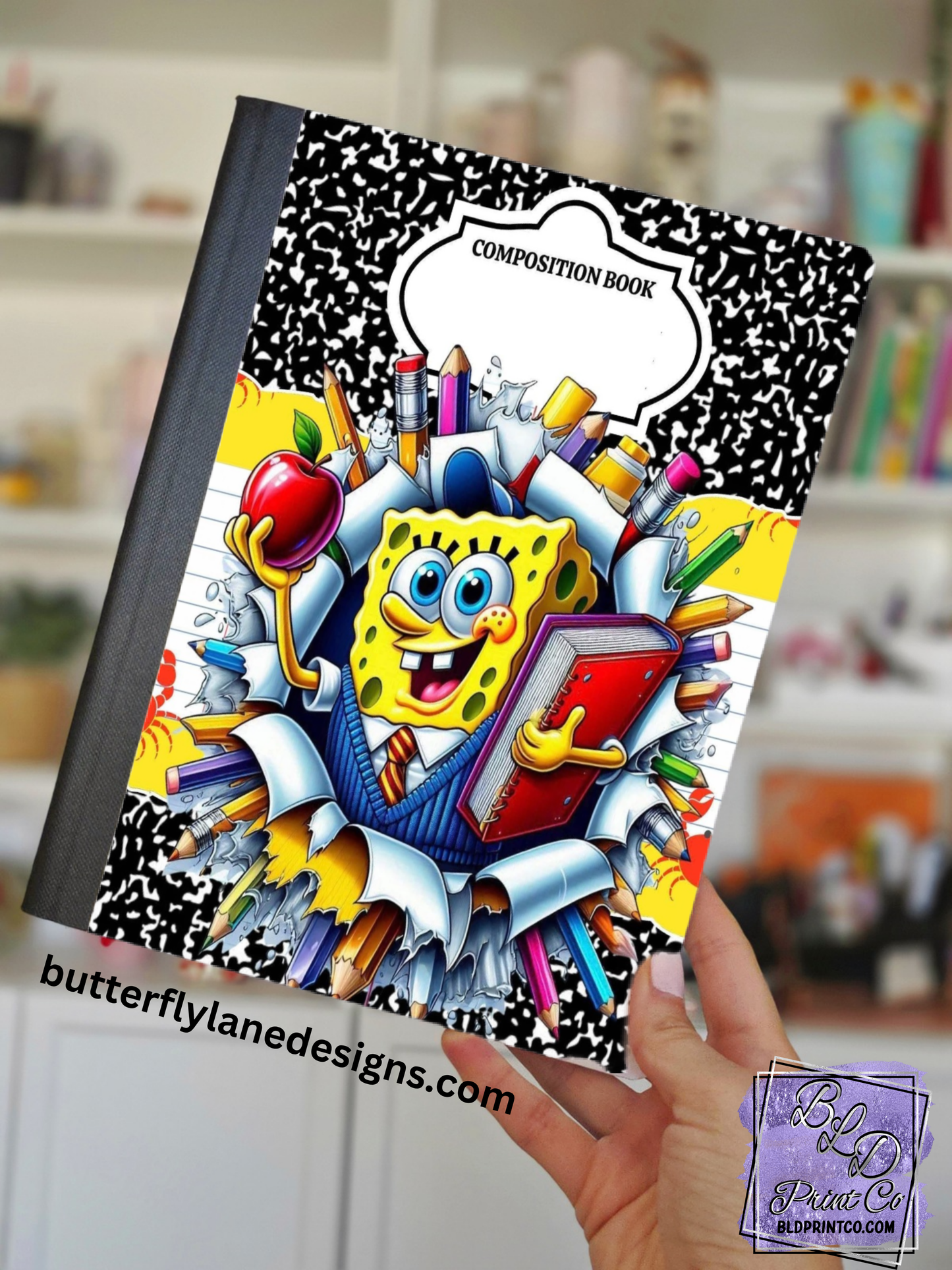 Yellow Sponge School | Composition Notebook Cover | C115
