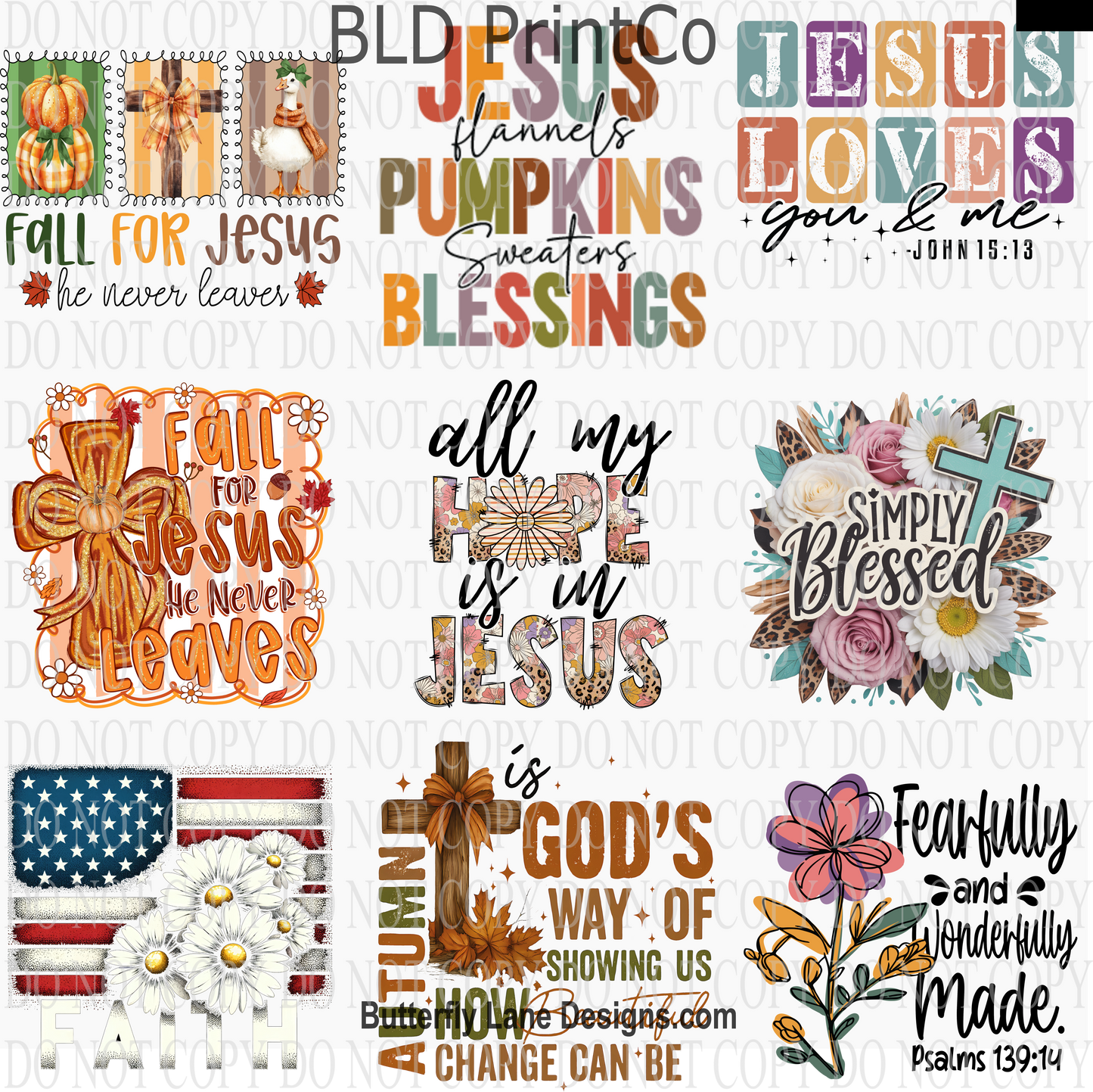 CAPS 52 Religious Set 2 UV DTF