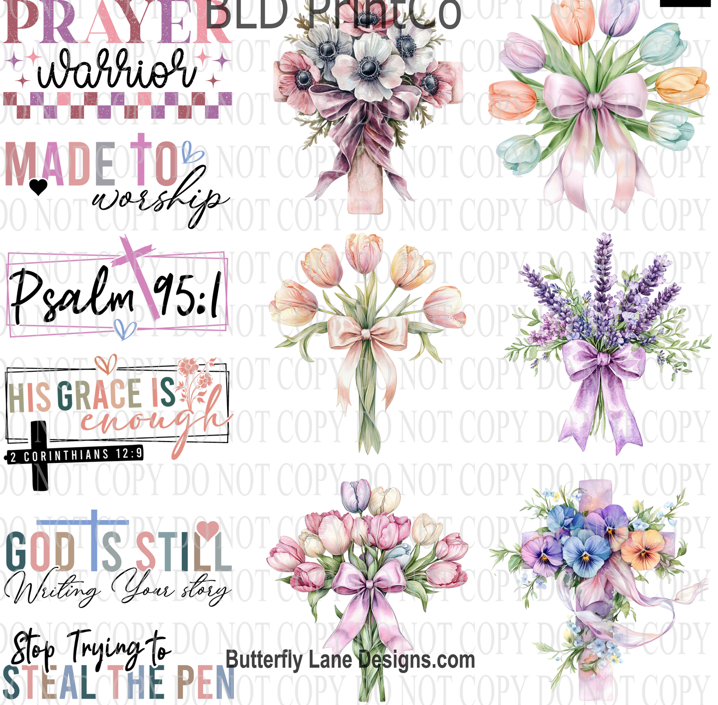 CAPS 52 Religious Set 3 UV DTF