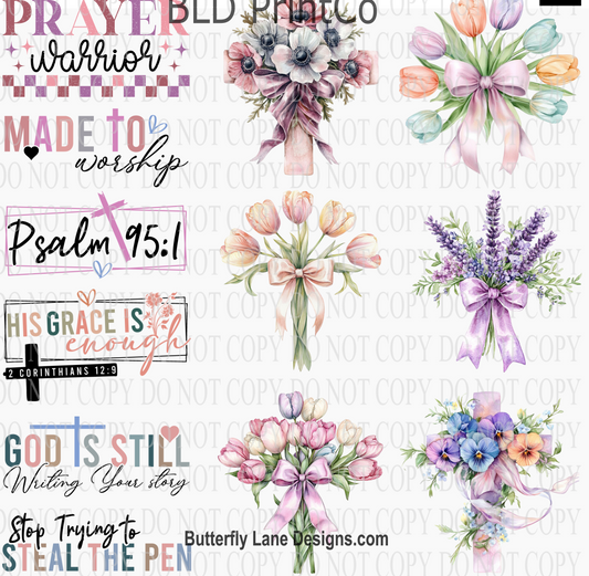 CAPS 52 Religious Set 3 UV DTF