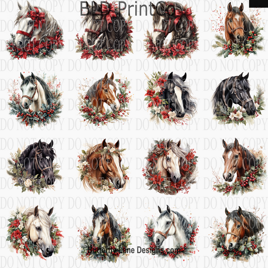 CAPS 60 Holiday Horses