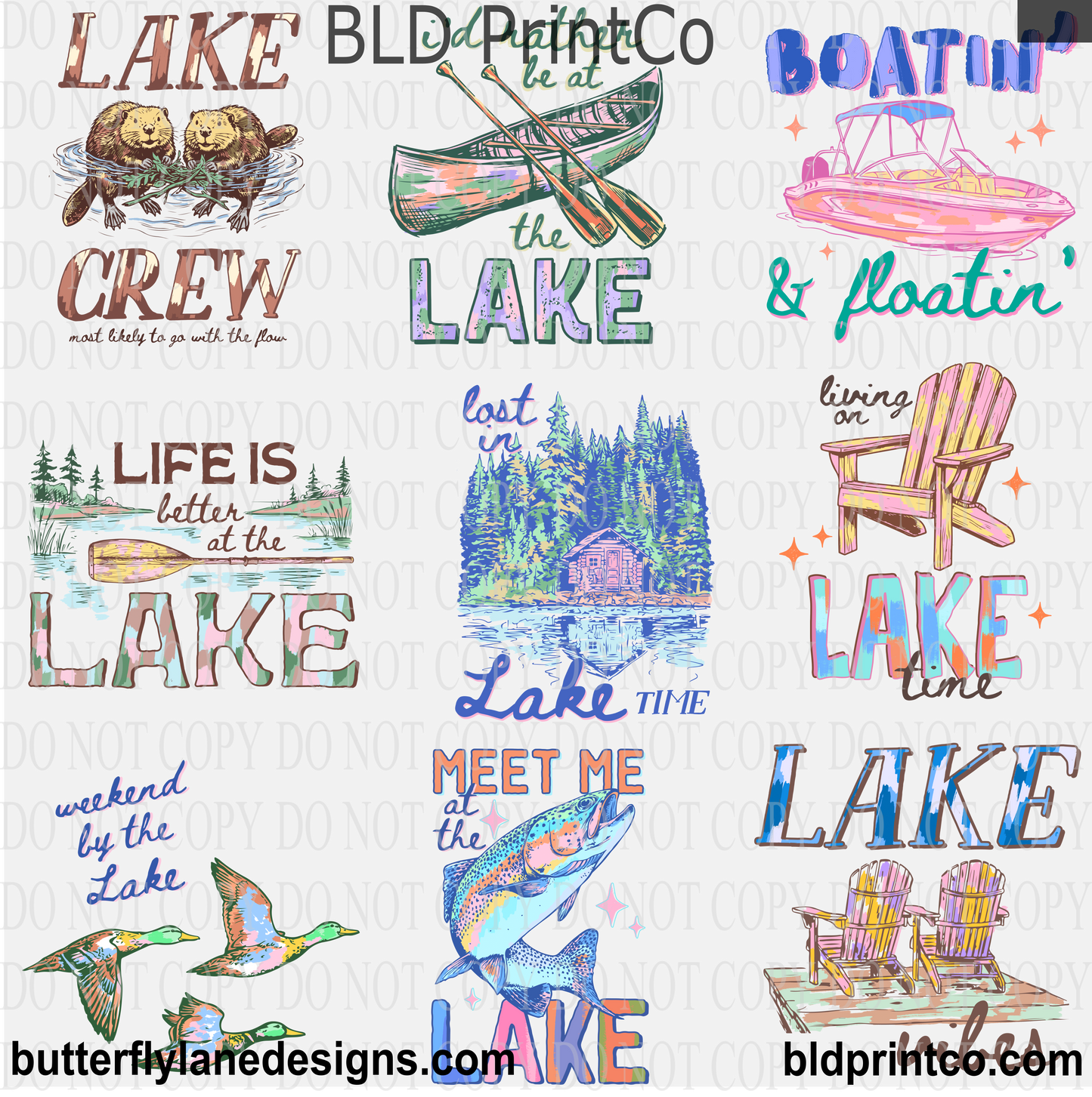 Lake Life Collection | Retro Aesthetic Icons | CAPS 82