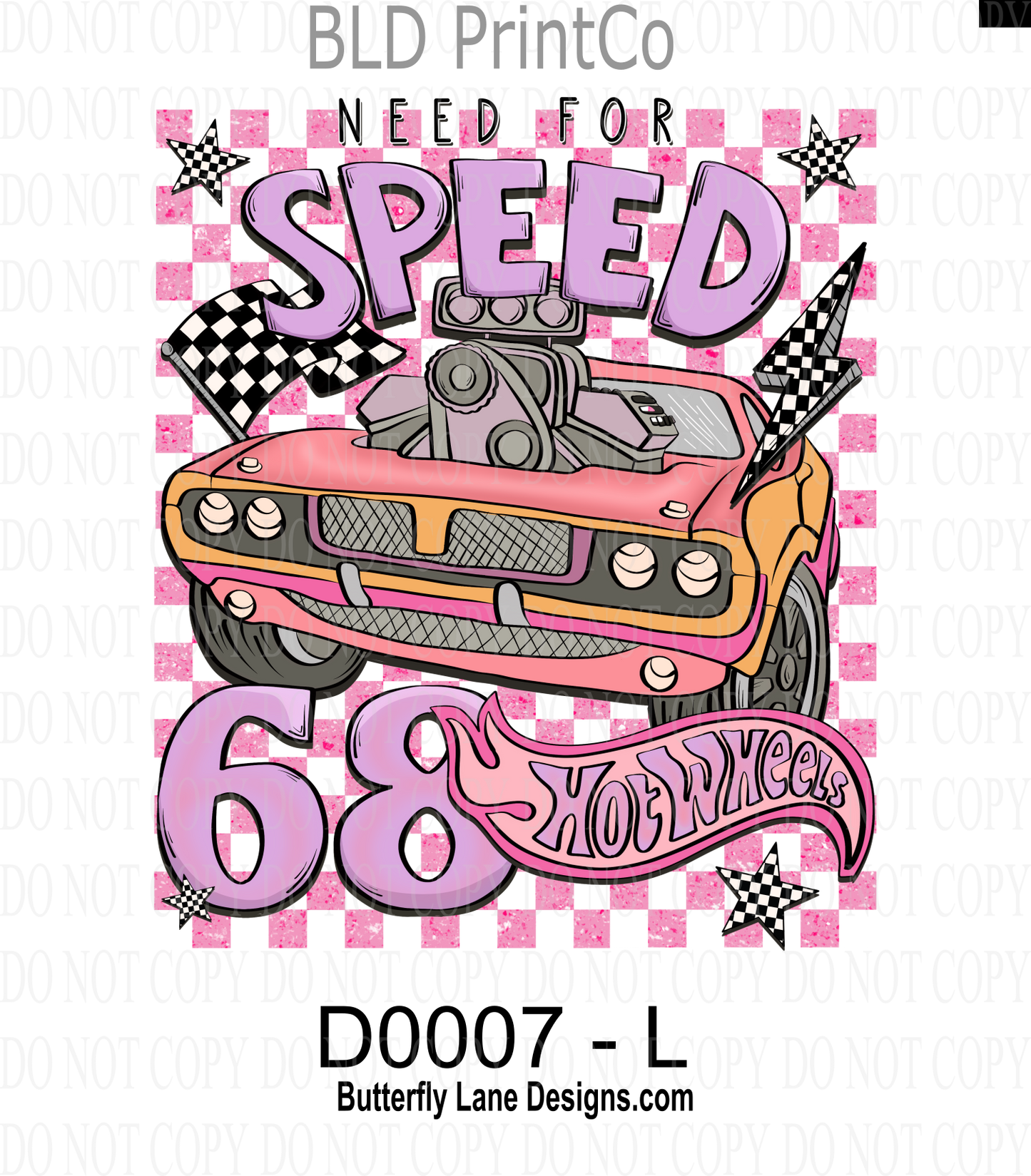 D0007 Need for speed- Pink