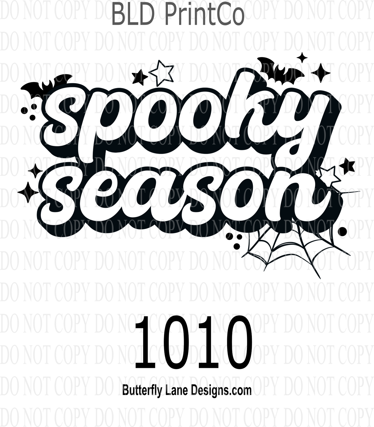 D 1010 Black & White_Spooky Season Text