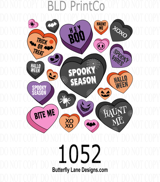 D1052 Spooky Candy Hearts