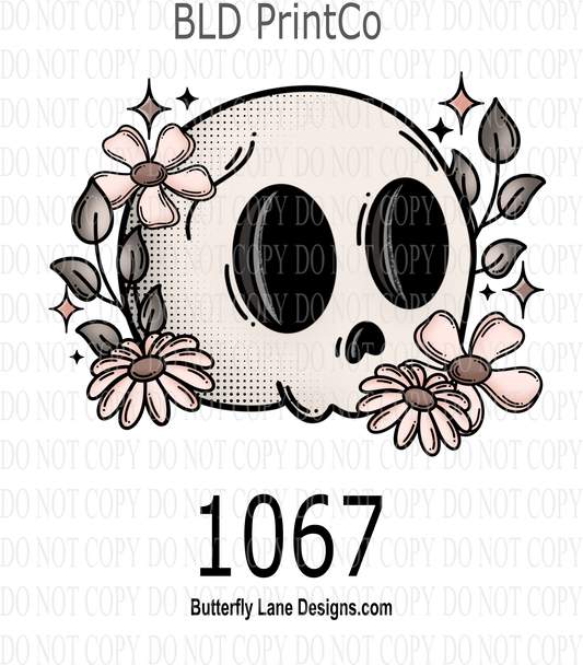 D 1067 Floral_skelly