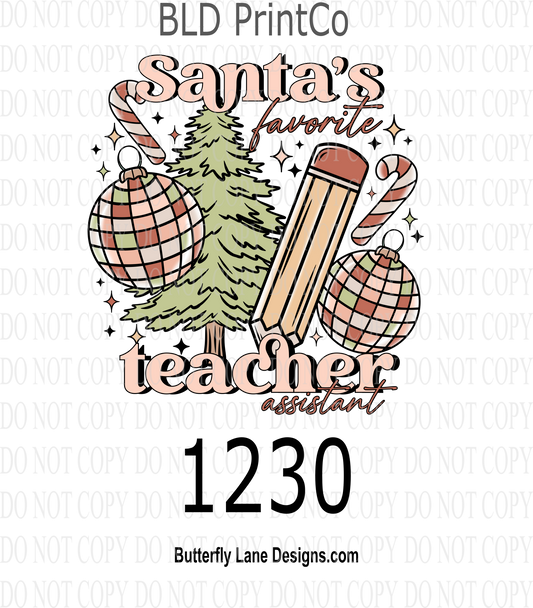 D1230 Santa's_Fav_Teacher_Assistant