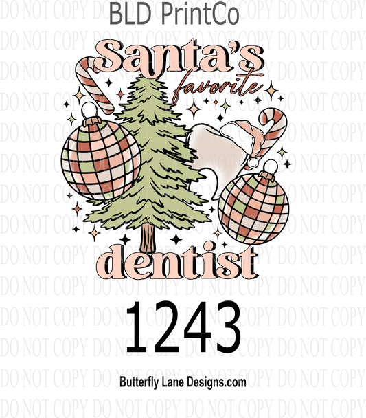 D1243  Santa's_Fav_Dentist