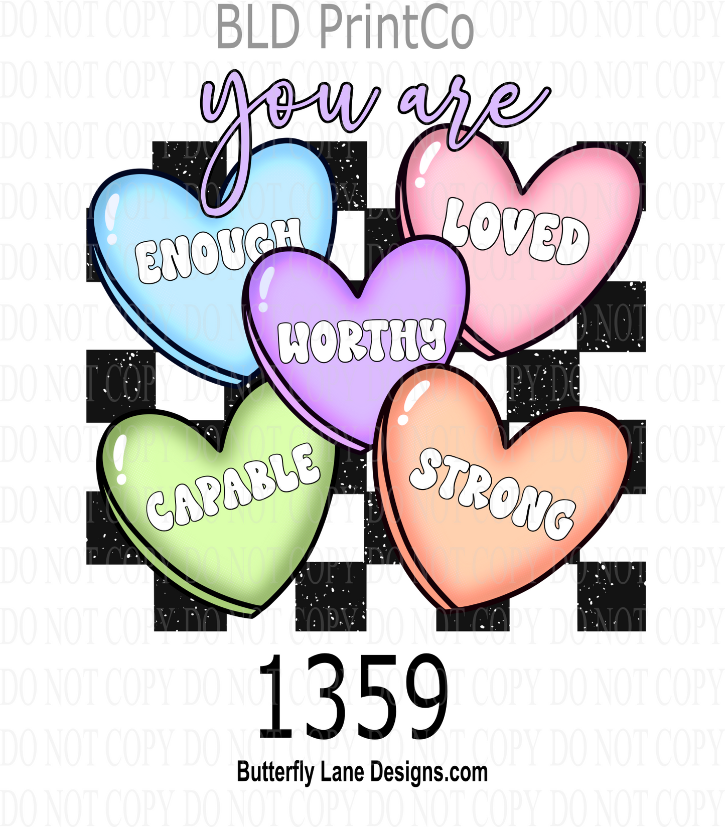 D1359 You are- Convo hearts- Positivity